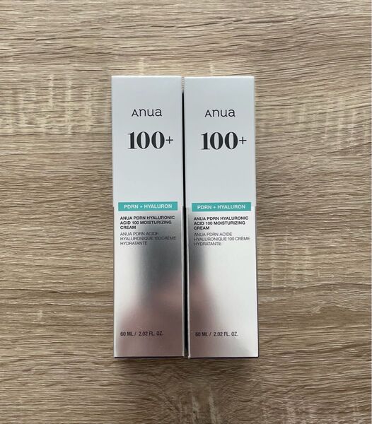 【2本セット】【ANUA/アヌア】PDRNヒアルロン酸100モイスチャライジングクリーム 60ml