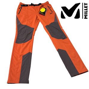 MILLET パンツ アウトドア ミレー 長ズボン オレンジ スポーツ L