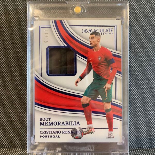 15シリ クリスティアーノ・ロナウド ブーツメモラ panini immaculate サッカーカード SSP