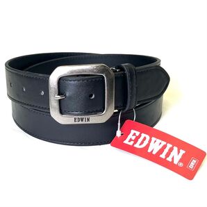 新品 EDWIN 54 黒 エドウィン メンズ ベルト カジュアル