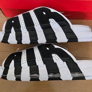未使用 NIKE AIR MORE UPTEMPO SLIDE モアテン スライド 白 27.5㎝