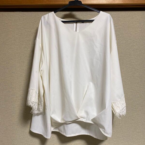 大きいサイズ 半袖ブラウス(LL)