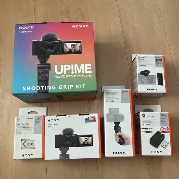SONY VLOGCAM ZV-1G シューティンググリップキット他