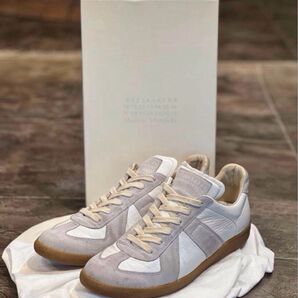 Maison Margiela メゾンマルジェラ70s REPLICAジャーマントレーナースニーカー白size41(26cm前後)
