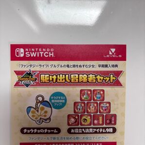 ファンタジーライフi 早期購入特典 コード 駆け出し冒険者セット チョウチョのチャーム Switch