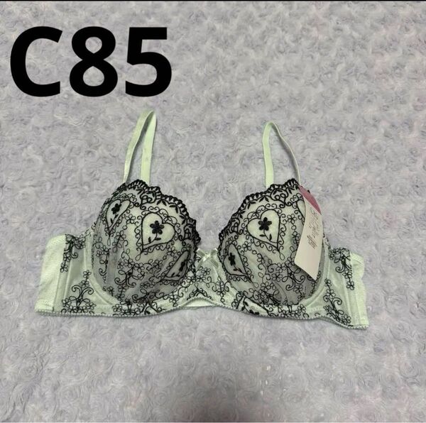 ★29 ブラジャー ワイヤー入 ソフトカップ C85 刺繍 ブラジャー ブラ