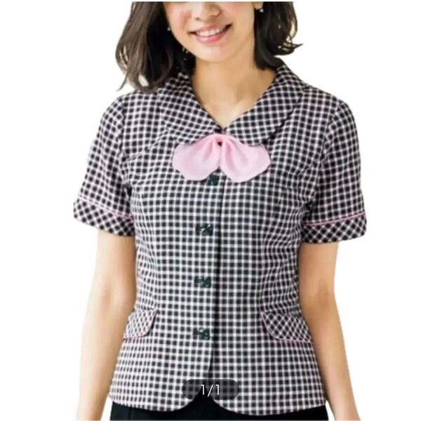 事務服 オーバーブラウス 春夏 21号 新品 ボンマックス