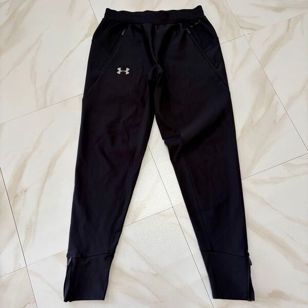 アンダーアーマー コールドギア ランニングパンツ ジョガーパンツ 黒 M ジャージ トラックパンツ UNDER ARMOUR