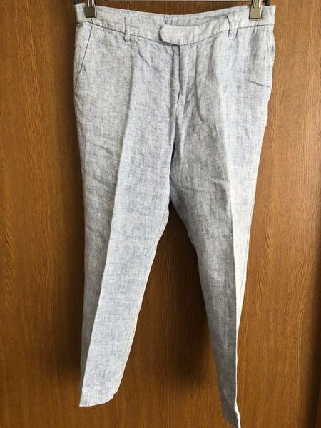 無印良品 リネン素材パンツ