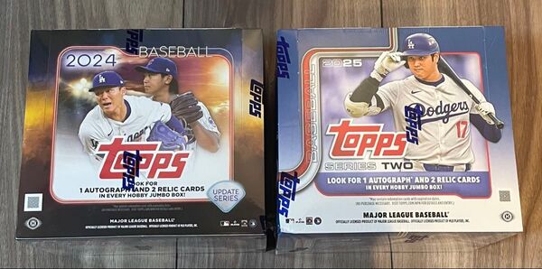 2024-25 Topps Baseball Update Series Hobby Jumbo Box 2Boxセット MLB