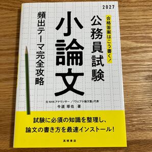 小論文 公務員試験 頻出テーマ完全攻略 今道琢也