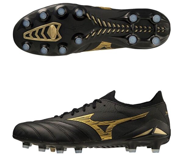 限定カラー ミズノ モレリアネオ4βジャパン 黒×金 25.5 MIZUNOMORELIA NEO IV β JAPAN