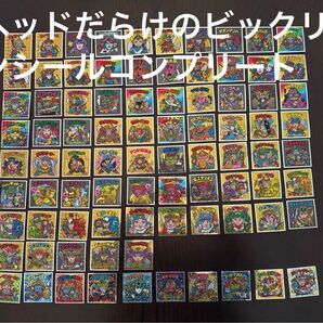 ヘッドだらけのビックリマンシール