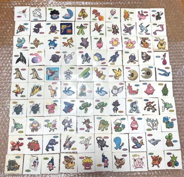 【※ジャンク】ポケットモンスター ポケモンパン ポケモン シール 179枚 まとめ売り 経年保管品