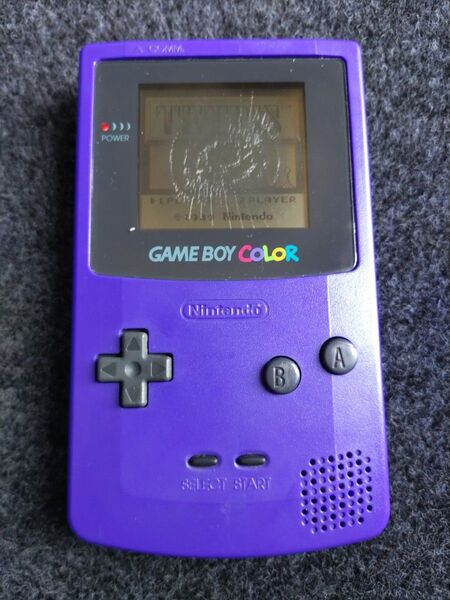 ゲームボーイカラー 本体 CGB-001 パープル ジャンク