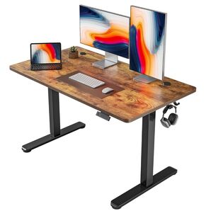 FEZIBO 電動 昇降デスク スタンディングデスク 幅120cm 奥行60cm 高さ72-118cm