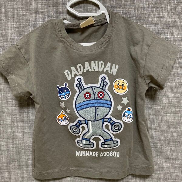 アンパンマン Tシャツ 半袖 男の子 女の子 服 キッズ 子供服 幼稚園 保育園 本体綿100% 夏 95 サガラ刺繍 だだんだん