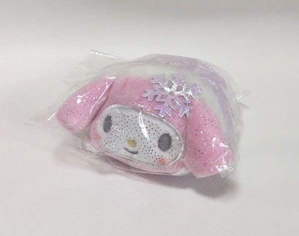 【タグ付き未開封未使用品】マイメロディ まめぷちシリーズ お手玉 ぬいぐるみ 雪の結晶