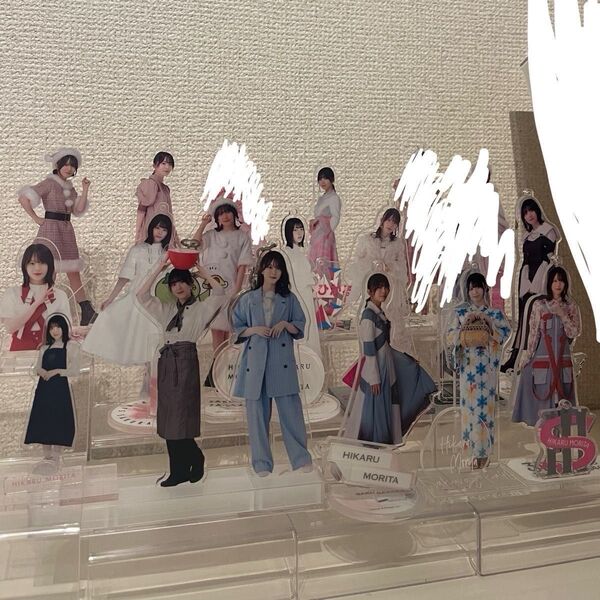 櫻坂 森田ひかる アクリルスタンド アクスタ 歴代