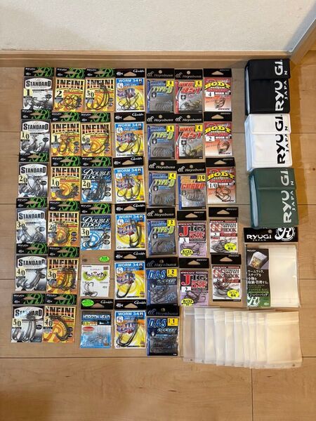 【バス釣り引退】 中古リューギ 他 フック シンカー セット