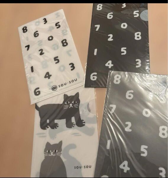 SOU・SOU クリアファイル 4点セット