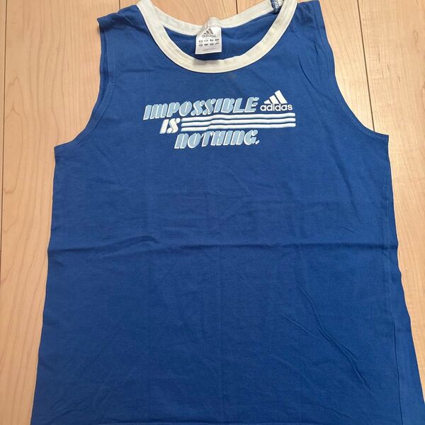 adidas ノースリーブTシャツ Impossible is nothing 150