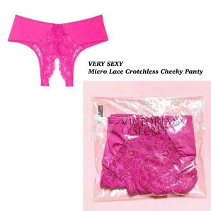 【新品】ヴィクトリアシークレット クロッチレスショーツ/ セクシーランジェリー