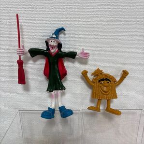 魔女 ベンダブル フィギュア ソフビ ヴィンテージ アメトイ アメキャラ 2個セット レトロ まとめ売り