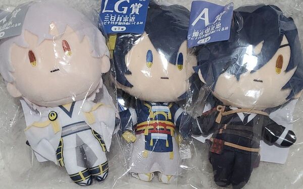 刀剣乱舞 御伴散歩 みんなのくじ A賞 鶴丸国永 燭台切光忠 LG賞 三日月宗近