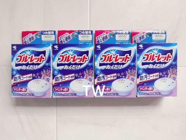 【値下げ不可】ブルーレット おくだけ つめ替用 ブーケ 25G 4個