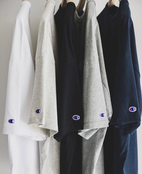 Champion x BEAMS by MIN-NANO ホワイト L未使用新品
