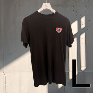 新品●MONCLER● 半袖Tシャツ Tシャツ 半袖 黒 MONCLER モンクレール