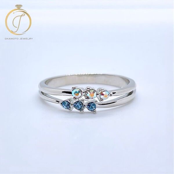 twin frame ring (ピンキーリング可)