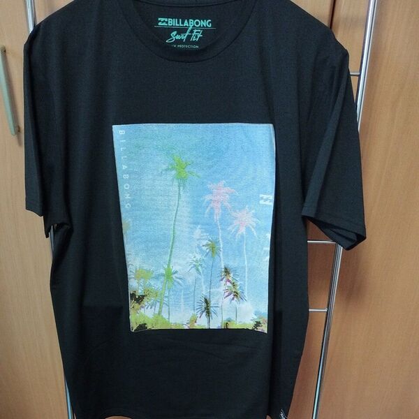 ビラボンメンズ ラッシュガード グラフィックプリント半袖Tシャツ 水陸両用 XLサイズ