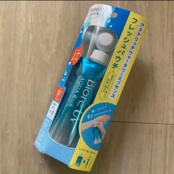 ビオレUV アクアリッチ ウォータリーエッセンス フレッシュパウチ(本体120g)