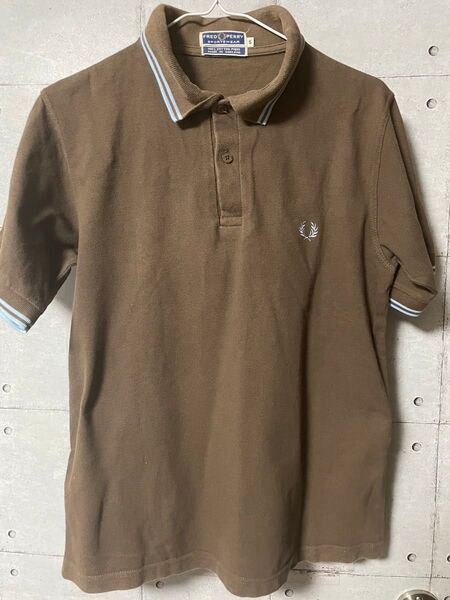 FRED PERRY フレッドペリー 半袖 ポロシャツ Sサイズ 古着 鹿の子