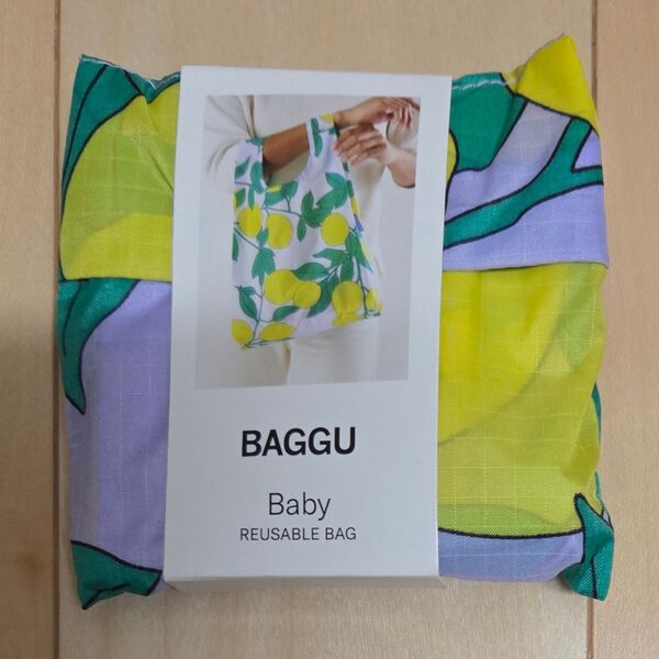 エコバッグ バグゥBAGGU 正規品 BABY BAGGU 折りたたみ 収納コンパクト レモンツリー