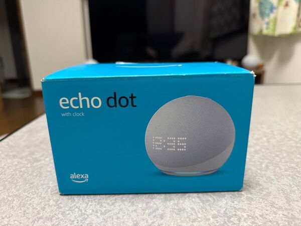 Echo Dot 第5世代 スマートスピーカー with clock グレーシャーホワイト