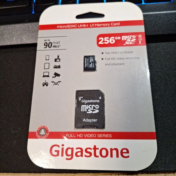 Gigastone MicroSDXCカード 256GB 未開封品