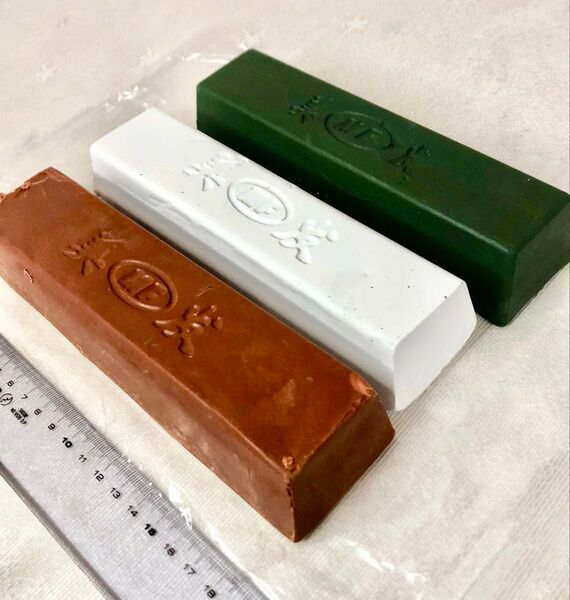 青棒 赤棒 白棒 3種セット アルミホイール磨き メッキ磨き バフ掛け 研磨剤 送料無料