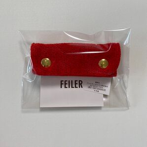 【新品】フェイラー FEILER ユニ バッグハンドルカバー レッド 赤 ハンドルカバー