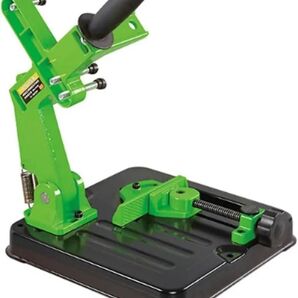 ディスクグラインダースタンド 鋳鉄ベース 簡易切断 鉄筋 アルミ固定ブラケット