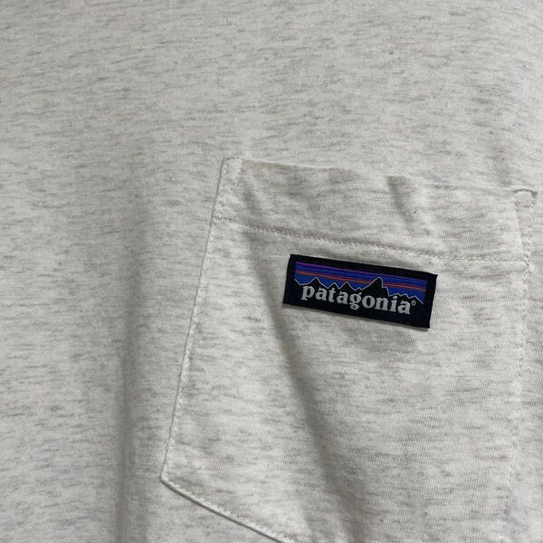 patagonia パタゴニア Tシャツ メンズ グレー オフホワイト X