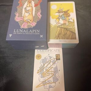 Lunalapin タロットカード (オラクルカード同梱)シルバー縁