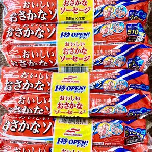 ☆クーポンご利用可能☆ マルハニチロ おいしいおさかなソーセージ 55g ×【16本セット】魚肉ソーセージ 栄養機能食品