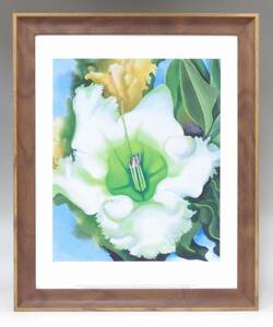 新品☆額付アートポスター◇ジョージア・オキーフ☆Georgia O'Keeffe☆花☆ボタニカル☆風景☆壁掛け☆インテリア☆180