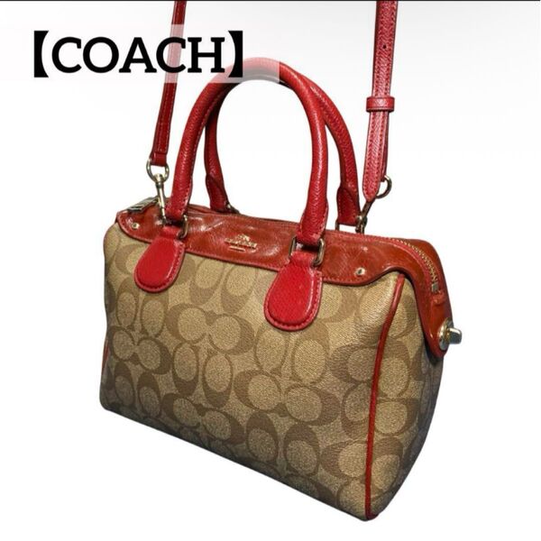 【COACH】 コーチ ショルダーバッグ 2way シグネチャー 36702