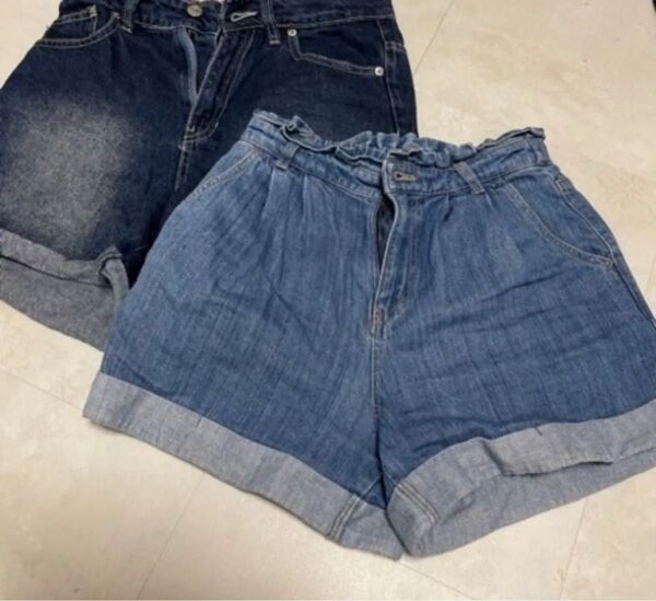 中古 短パン ショートパンツ 2点セット Sサイズ&Lサイズ