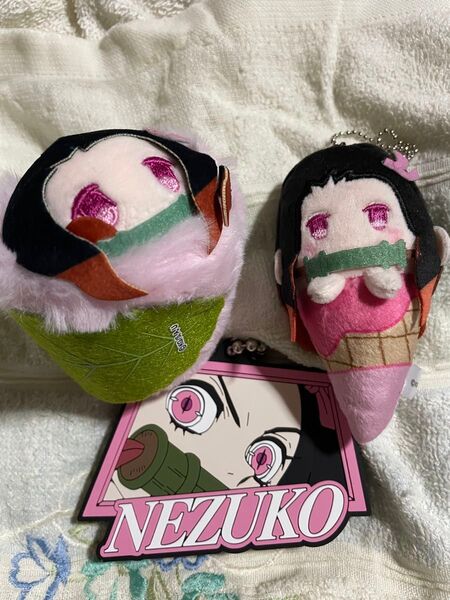 鬼滅の刃 たぴぬい 竈門禰豆子 禰豆子 ねずこ 桜餅 アイス 無限列車リバイバル ラバスト ポップコーン特典 セット