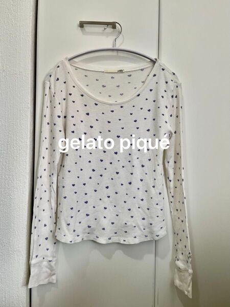 【gelato piqu】長袖 ハート 長袖 ルームウェア F ジェラートピケ